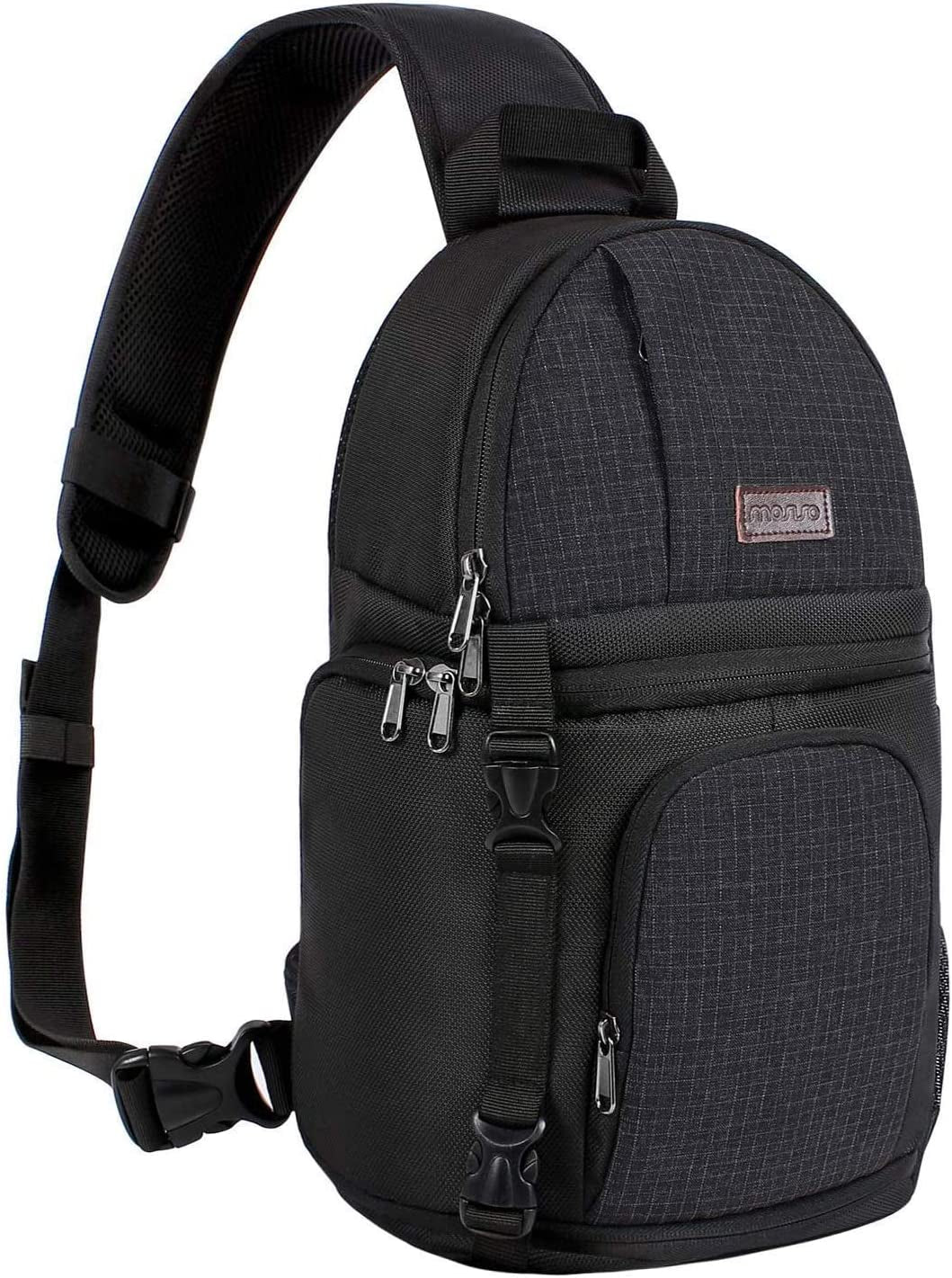 Camera Sling Bag, Dslr/Slr/Mirrorless Camera Case Shockproof Photography Camera Backpack with Tripod Holder & Removable Modular Inserts Compatible with Canon/Nikon/Sony/Fuji, Deep Teal