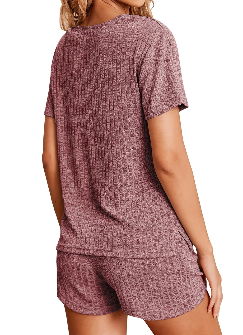 2 Piece Sets Summer Pajamas Womens Tops and Shorts Sleepwear Outfits Lounge Sets Casual