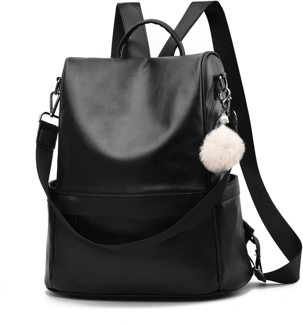 Women Backpack Purse PU Leather Anti-Theft Casual Shoulder Bag Fashion Ladies Satchel Bags