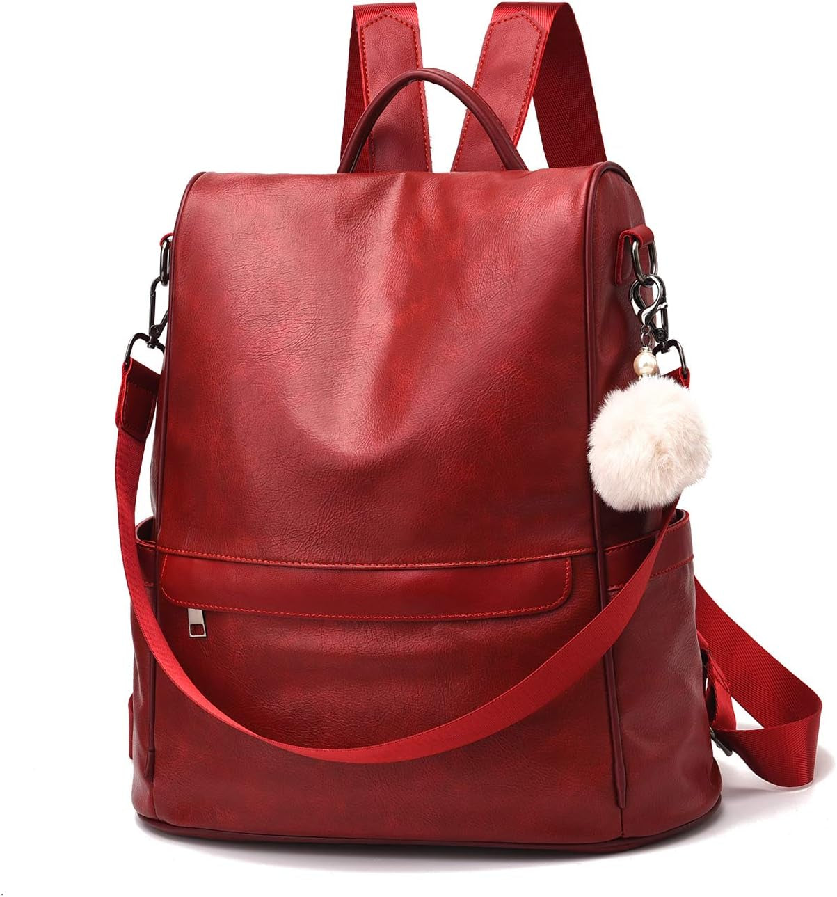 Women Backpack Purse PU Leather Anti-Theft Casual Shoulder Bag Fashion Ladies Satchel Bags