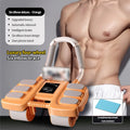 Four-Wheel Abdominal Workout Roller Automatic Rebound Anti-Slip Abdominal Exercise Machine with Kneeling Pad Multifunctional