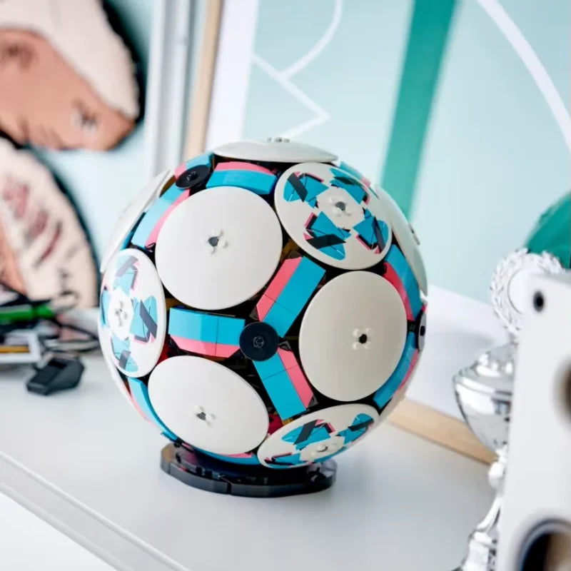 2026 US Canada Mexico World Cup DIY World Football Trophy Model Toy Building Block Set Sports Children's Birthday Gift